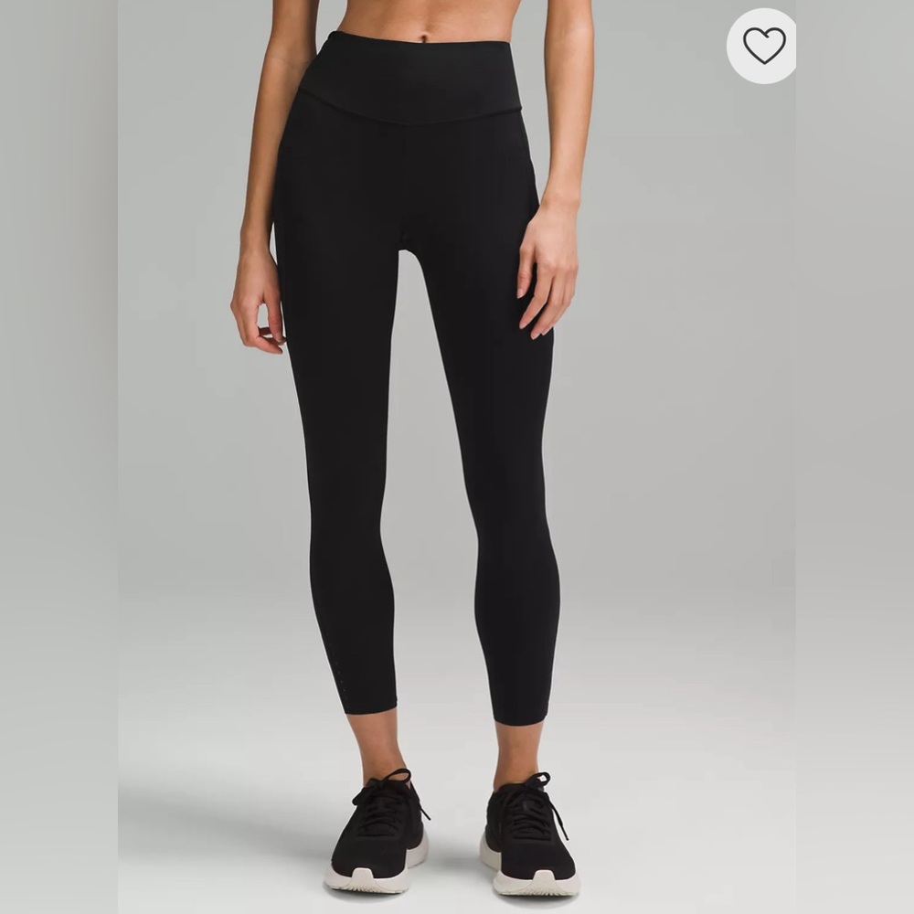 Lululemon Fast and Free black leggings 26” inseam